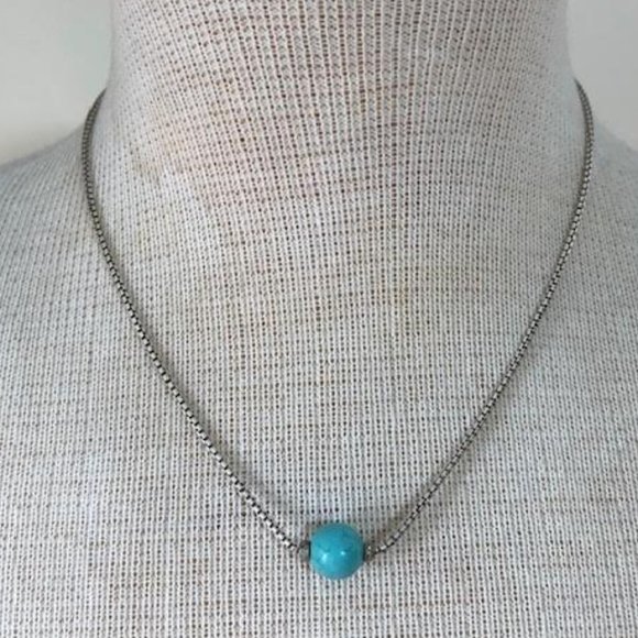 David Yurman Jewelry - Authentic David Yurman Solari Turquoise Bead Pave Diamond Necklace